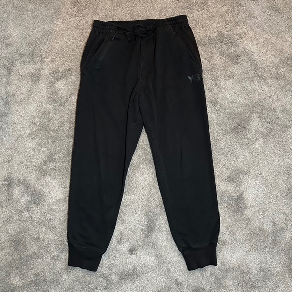 Y-3 Other - Y-3 Adidas Yohji Yamamoto Sweatpants Mens S Black Joggers FJ0357 Tapered